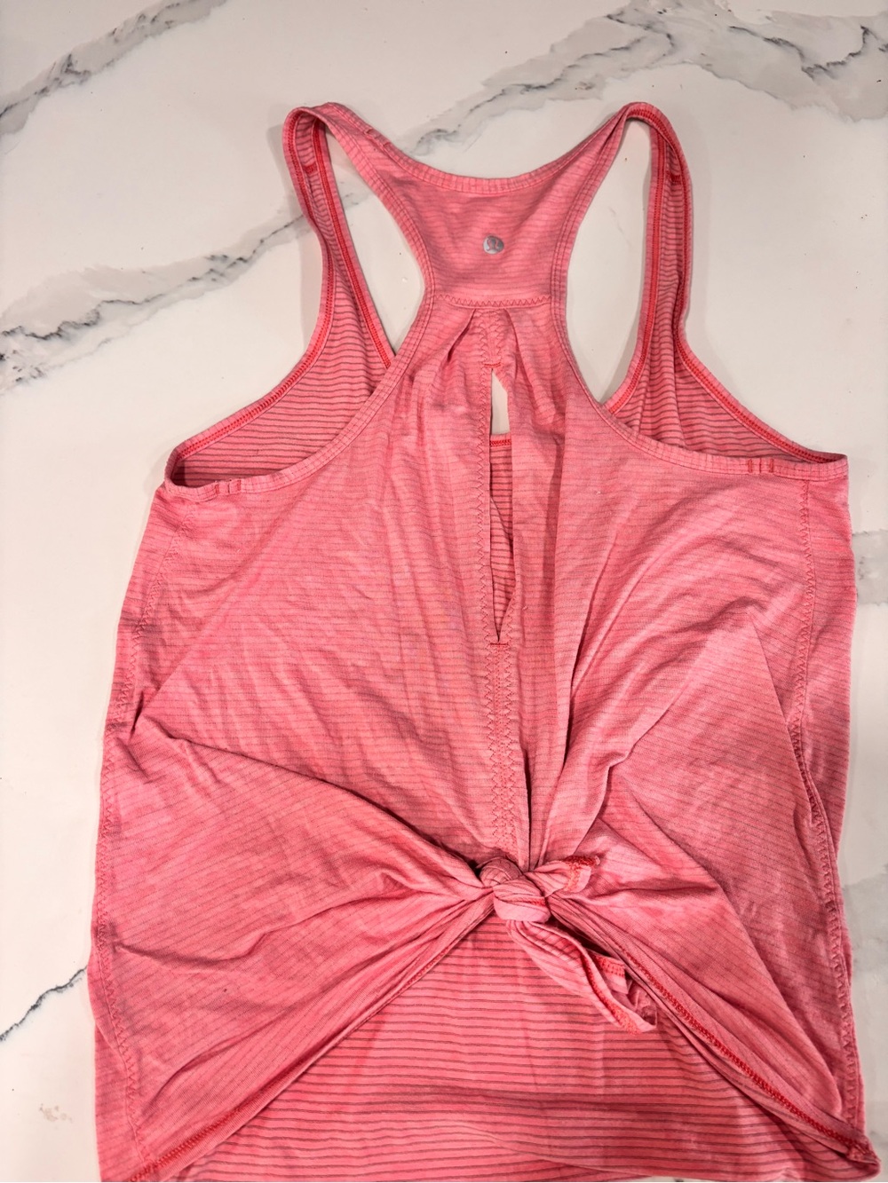 Lululemon Women's Pink Racerback Tank Top - Picture 2 of 3